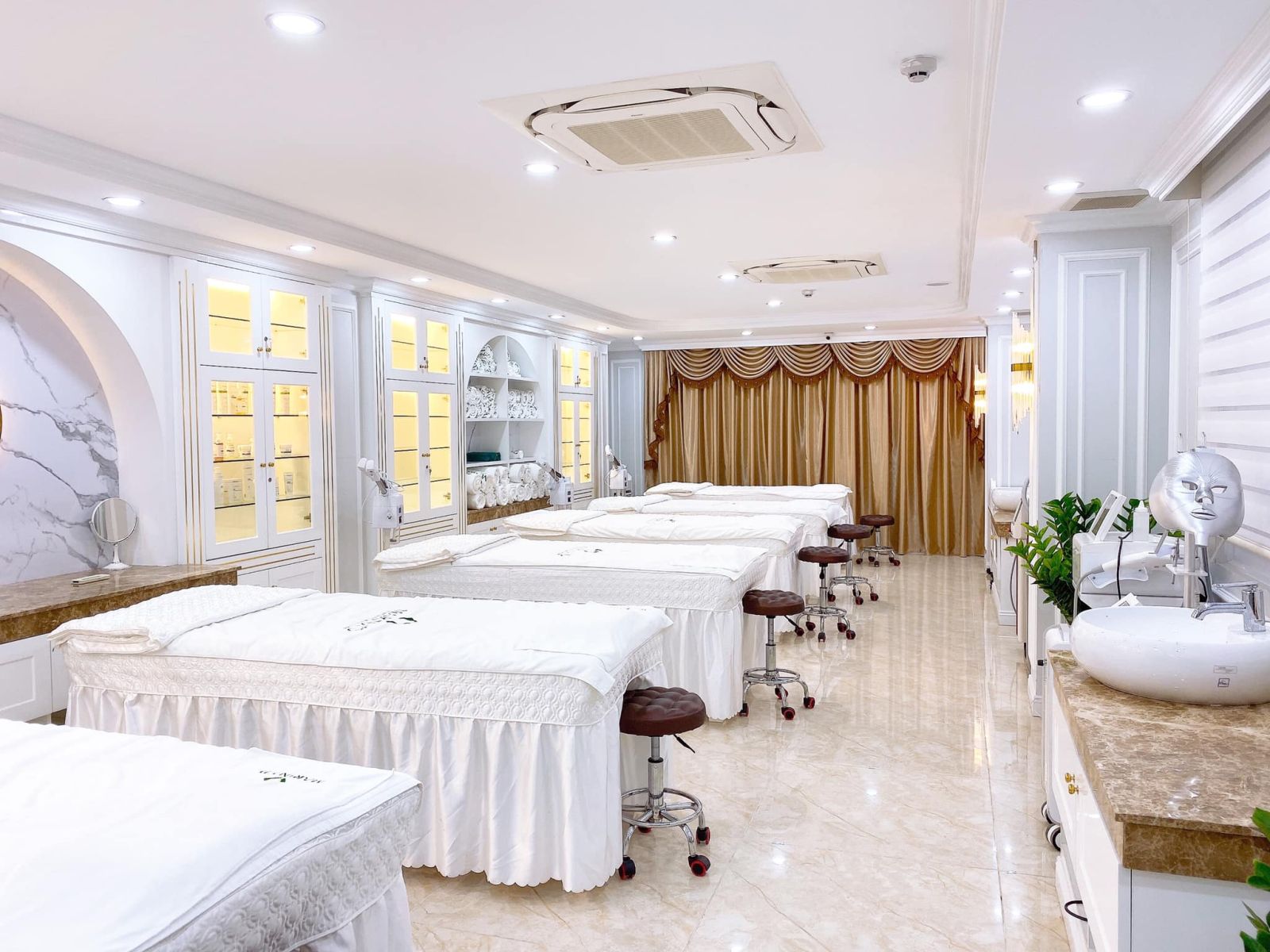 Mẫu ga giường Spa Minh Khôi